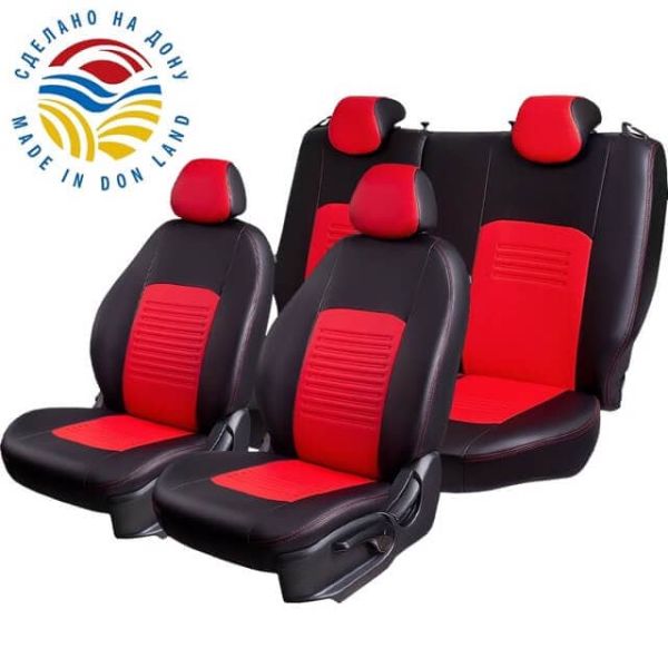 Чехлы Экокожа Турин Классик на Peugeot 408 2012-2021 г.в.